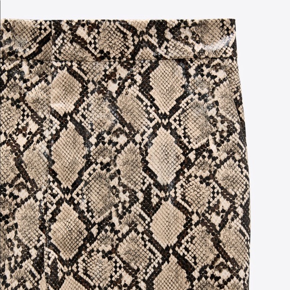 Zara Snake Print Pants - Picture 5 of 6